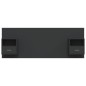 vidaXL Cabecero de cama con mesitas madera contrachapada negro vidaXL Cabecero de cama con mesitas madera contrachapada negro