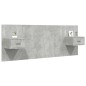 vidaXL Cabecero de cama con mesitas madera contrachapada gris hormigón vidaXL Cabecero de cama con mesitas madera contrachapada gris hormigón