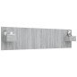 vidaXL Cabecero de cama y mesitas madera contrachapada gris Sonoma vidaXL Cabecero de cama y mesitas madera contrachapada gris Sonoma