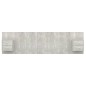 vidaXL Cabecero de cama y mesitas madera contrachapada gris hormigón vidaXL Cabecero de cama y mesitas madera contrachapada gris hormigón