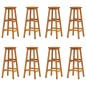 vidaXL Juego muebles de bar para jardín 9 pzas madera maciza de acacia vidaXL Juego muebles de bar para jardín 9 pzas madera maciza de acacia