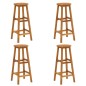 vidaXL Juego muebles de bar para jardín 9 pzas madera maciza de acacia vidaXL Juego muebles de bar para jardín 9 pzas madera maciza de acacia
