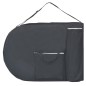 vidaXL Camilla de masaje plegable 4 cm de grosor 2 cojines negro vidaXL Camilla de masaje plegable 4 cm de grosor 2 cojines negro
