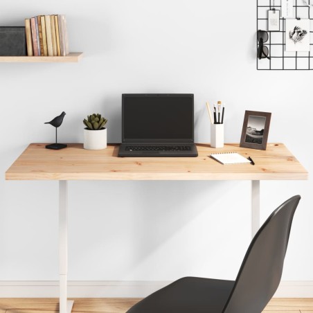 vidaXL Tablero de escritorio madera maciza de pino 100x60x2,5 cm