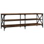 vidaXL Mueble para TV madera contrachapada roble ahumado 140x40x50 cm vidaXL Mueble para TV madera contrachapada roble ahumado 140x40x50 cm