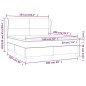 vidaXL Cama box spring con colchón terciopelo gris claro 160x200 cm vidaXL Cama box spring con colchón terciopelo gris claro 160x200 cm