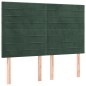 vidaXL Cama box spring con colchón terciopelo verde oscuro 140x190 cm vidaXL Cama box spring con colchón terciopelo verde oscuro 140x190 cm