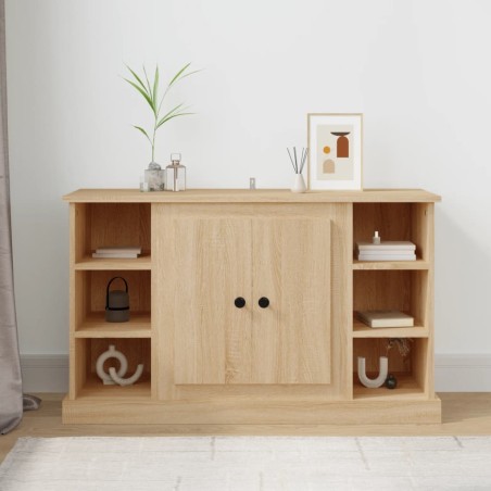 vidaXL Aparador de madera contrachapada roble Sonoma 100x35,5x60 cm