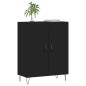 vidaXL Aparador de madera de ingeniería negro 69,5x34x90 cm vidaXL Aparador de madera de ingeniería negro 69,5x34x90 cm
