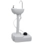 vidaXL Juego inodoro con lavabo y depósito agua portátil para camping vidaXL Juego inodoro con lavabo y depósito agua portátil para camping