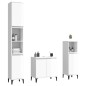 vidaXL Set muebles de baño 3 piezas madera contrachapada blanco brillo vidaXL Set muebles de baño 3 piezas madera contrachapada blanco brillo