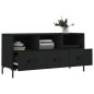 vidaXL Mueble de TV madera de ingeniería negro 102x36x50 cm vidaXL Mueble de TV madera de ingeniería negro 102x36x50 cm