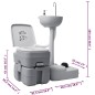 vidaXL Juego inodoro con lavabo y depósito agua portátil para camping vidaXL Juego inodoro con lavabo y depósito agua portátil para camping