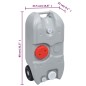 vidaXL Juego inodoro con lavabo y depósito agua portátil para camping vidaXL Juego inodoro con lavabo y depósito agua portátil para camping