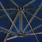 vidaXL Sombrilla voladiza con poste de aluminio azul celeste 250x250cm vidaXL Sombrilla voladiza con poste de aluminio azul celeste 250x250cm