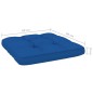 vidaXL Set muebles de jardín y cojines 3 pzas madera pino impregnada