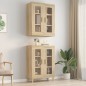 vidaXL Armario colgante de pared roble Sonoma 69,5x34x90 cm vidaXL Armario colgante de pared roble Sonoma 69,5x34x90 cm
