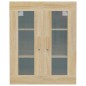 vidaXL Armario colgante de pared roble Sonoma 69,5x34x90 cm vidaXL Armario colgante de pared roble Sonoma 69,5x34x90 cm