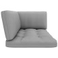 vidaXL Muebles de palés 6 pzas y cojines madera pino impregnada blanco vidaXL Muebles de palés 6 pzas y cojines madera pino impregnada blanco