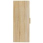 vidaXL Armario colgante de pared roble Sonoma 69,5x34x90 cm vidaXL Armario colgante de pared roble Sonoma 69,5x34x90 cm