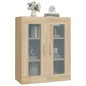 vidaXL Armario colgante de pared roble Sonoma 69,5x34x90 cm vidaXL Armario colgante de pared roble Sonoma 69,5x34x90 cm