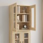 vidaXL Armario colgante de pared roble Sonoma 69,5x34x90 cm vidaXL Armario colgante de pared roble Sonoma 69,5x34x90 cm