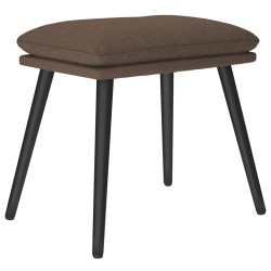vidaXL Reposapiés de tela color gris taupe 45x29,5x35 cm