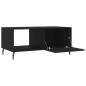 vidaXL Mesa de centro madera contrachapada negro 90x50x40 cm vidaXL Mesa de centro madera contrachapada negro 90x50x40 cm