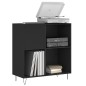 vidaXL Mueble para discos madera contrachapada negro 84,5x38x89 cm vidaXL Mueble para discos madera contrachapada negro 84,5x38x89 cm