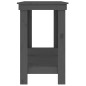 vidaXL Banco de trabajo de madera maciza de pino gris 140x50x80 cm vidaXL Banco de trabajo de madera maciza de pino gris 140x50x80 cm
