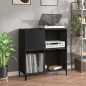 vidaXL Mueble para discos madera contrachapada negro 84,5x38x89 cm vidaXL Mueble para discos madera contrachapada negro 84,5x38x89 cm