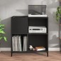 vidaXL Mueble para discos madera contrachapada negro 84,5x38x89 cm vidaXL Mueble para discos madera contrachapada negro 84,5x38x89 cm