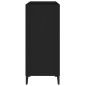 vidaXL Mueble para discos madera contrachapada negro 84,5x38x89 cm vidaXL Mueble para discos madera contrachapada negro 84,5x38x89 cm