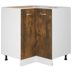 vidaXL Armario cocina madera ingeniería roble ahumado 75,5x75,5x80,5cm