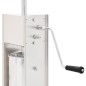 vidaXL Embutidora manual de acero inoxidable plateado 3 L vidaXL Embutidora manual de acero inoxidable plateado 3 L