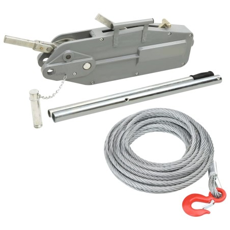 vidaXL Cabrestante elevador de cable 3200 kg