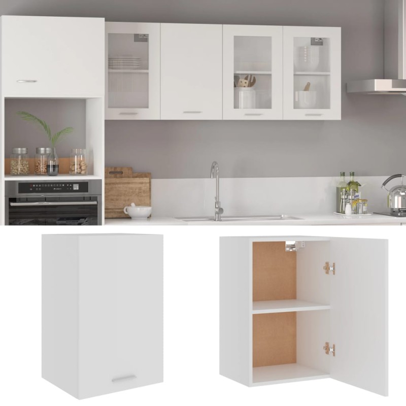 vidaXL Armario colgante cocina madera ingeniería blanco 39,5x31x60 cm vidaXL Armario colgante cocina madera ingeniería blanco 39,5x31x60 cm