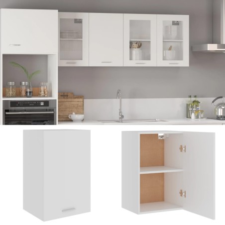 vidaXL Armario colgante cocina madera ingeniería blanco 39,5x31x60 cm