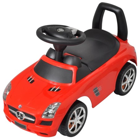 vidaXL Coche de niños accionado con el pie rojo