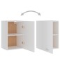 vidaXL Armario colgante cocina madera ingeniería blanco 39,5x31x60 cm vidaXL Armario colgante cocina madera ingeniería blanco 39,5x31x60 cm