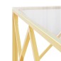 vidaXL Mesa de centro acero inoxidable y vidrio 80x80x40 cm vidaXL Mesa de centro acero inoxidable y vidrio 80x80x40 cm