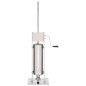 vidaXL Embutidora manual de acero inoxidable plateado 7 L vidaXL Embutidora manual de acero inoxidable plateado 7 L