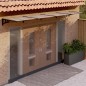 vidaXL Marquesina de puerta policarbonato negro 396x90 cm vidaXL Marquesina de puerta policarbonato negro 396x90 cm