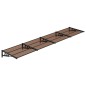 vidaXL Marquesina de puerta policarbonato negro 396x90 cm vidaXL Marquesina de puerta policarbonato negro 396x90 cm