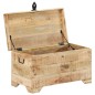 vidaXL Cofre de almacenamiento de madera de mango rugoso vidaXL Cofre de almacenamiento de madera de mango rugoso
