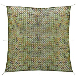 vidaXL Red de camuflaje con bolsa de almacenamiento verde 2x3 m