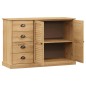 vidaXL Aparador con cajones VIGO madera maciza pino 113x40x75 cm vidaXL Aparador con cajones VIGO madera maciza pino 113x40x75 cm