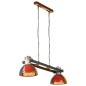 vidaXL Lámpara colgante industrial multicolor E27 25 W 111 cm vidaXL Lámpara colgante industrial multicolor E27 25 W 111 cm