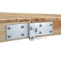 vidaXL Mesa de camping plegable con 4 asientos acero aluminio vidaXL Mesa de camping plegable con 4 asientos acero aluminio
