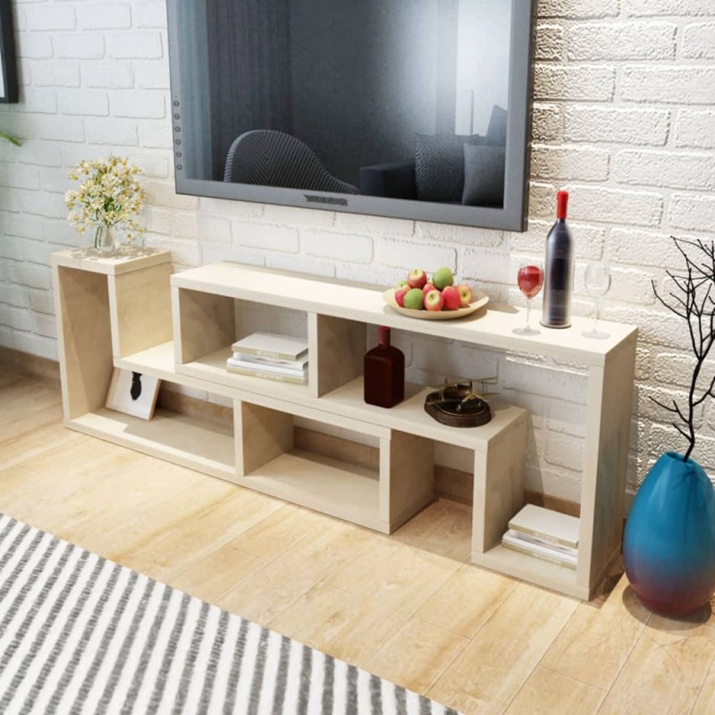 vidaXL Mueble para TV en forma de L color roble vidaXL Mueble para TV en forma de L color roble